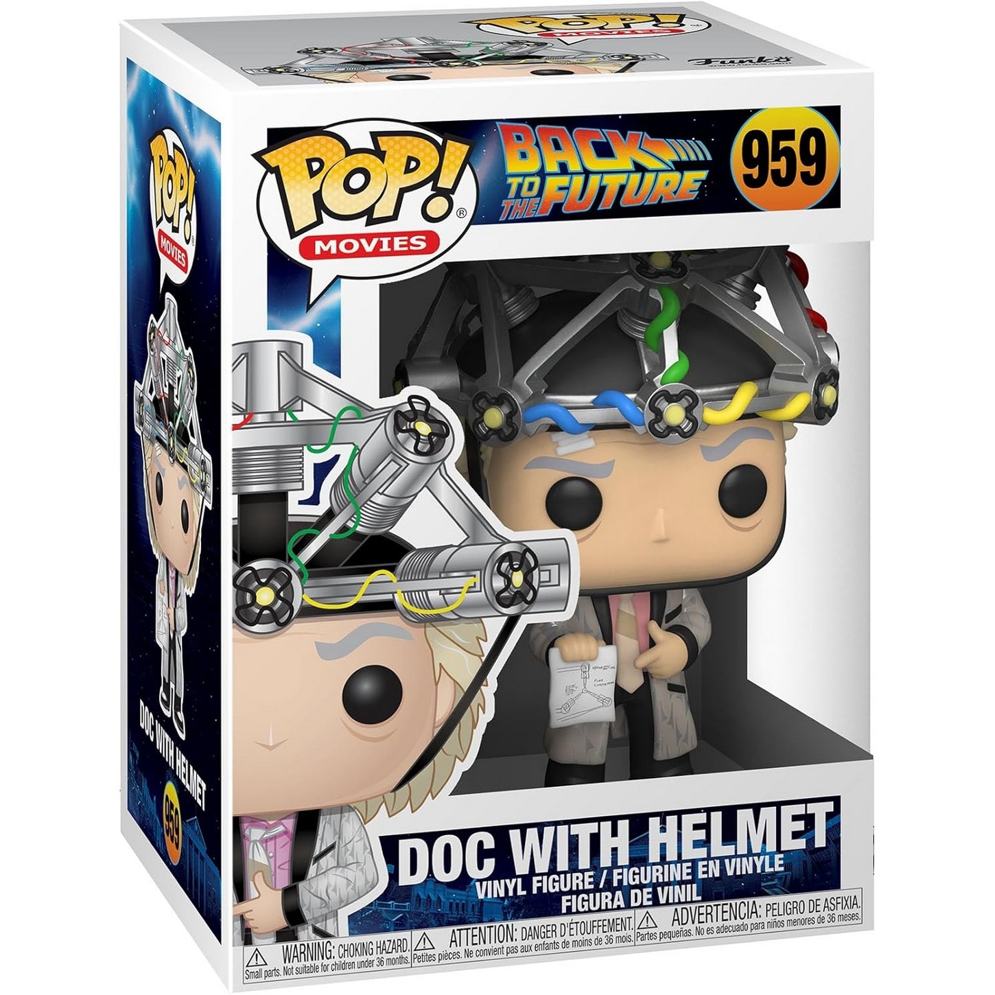 Funko POP ! Back to the future Doc with helmet 959